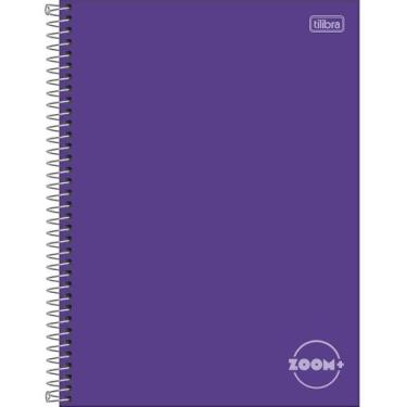 Imagem de Caderno 01X1 Capa Dura Zoom+ 96 Folhas Roxo PCT.C/04 - Tilibra