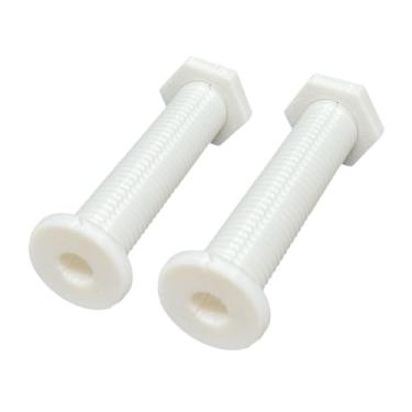 Imagem de Intulon Ilhós de parede divididos em V para Starlink, Ethernet (rede), HDMI, Co-Axial e outros cabos com flange, porca de travamento (V-23-13-101-WH-2P (branco, pacote com 2))