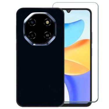 Imagem de Ranyi Capa para BlackView Shark 6/Oscal Tiger 8 com protetor de tela, TPU fino e flexível com cantos reforçados, capa protetora de borracha de silicone para BlackView Shark 6/Oscal Tiger 8 (2025 17.5