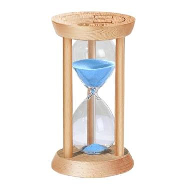 Imagem de Temporizador de areia de madeira de 3 minutos, ampulheta de areia de 3 m, Sandclock pequeno, Reloj De Arenai, ampulheta de vidro de hora para casa, escritório, decorativo, jogo, sala de aula