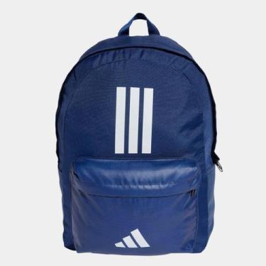 Imagem de Mochila Adidas Clássica Treino 3 Listras 27.5L, Azul, Único