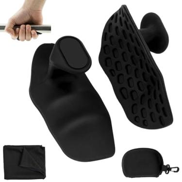 Imagem de Monattrod Punhos de levantamento de peso para homens e mulheres – Punhos antiderrapantes para academia com toalha refrescante, luvas ergonômicas de treino para levantamento de peso, flexões