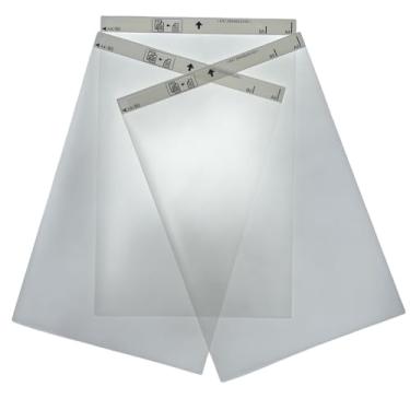 Imagem de OKLILI 3 peças de folhas de suporte de scanner compatíveis com Epson ES-55R ES-60W ES-65WR ES-50 DS-80W DS-70 RR-60 RR-70W digitalização danificada, rasgada, enrugada, frágil, dobrada, documentos de