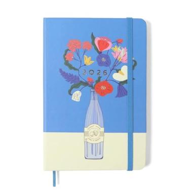 Imagem de AGENDA PLANNER CICEROS 2026 DOCE FLORADA SEMANAL ANOTACOES 14X21 GARRAFA