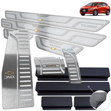 Imagem de Descanso Soleira Pedaleira Automático Onix Turbo 2020 Prata