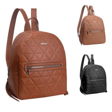 Imagem de Bolsa Mochila Media Feminina Em Matelassê Colors Linda Alice