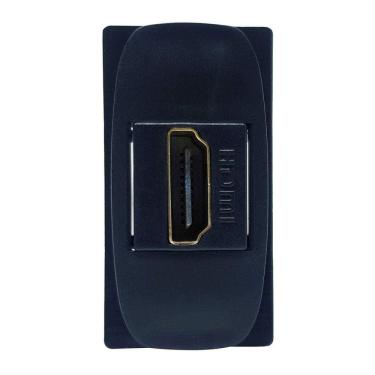 Imagem de Módulo tomada HDMI Gracia Alumbra Preto