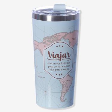 Imagem de Copo Térmico 500ml Aço Inox Hermético | 8h Gelado, 4h Quente