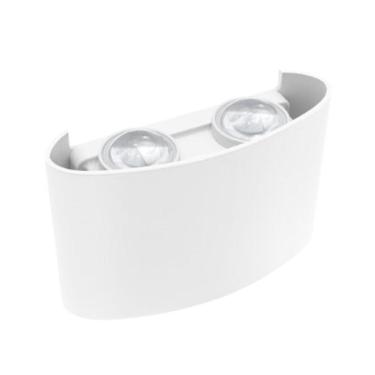 Imagem de Arandela Lentille Double Sobrepor Branca Led 3000K 4W Lumanti