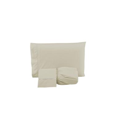 Imagem de Jogo de Lençol Cama Queen 4 Peças 600 Fios Ponto Palito Hotel