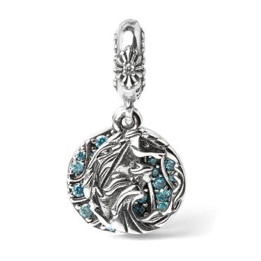 Imagem de Berloque pingente elsa e nokk - frozen