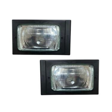 Imagem de Par Farol Moldura Drl Led Compativel Scania 112 113 Ld Le