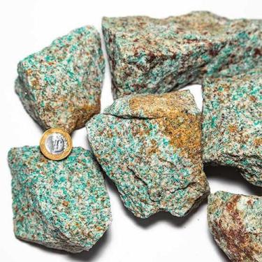 Imagem de 05 kg de Amazonita Paraíba Natural - Pedra Bruta para Lapidação em Ata