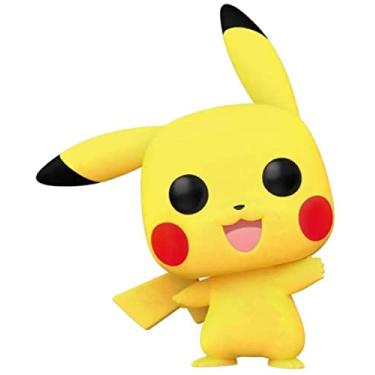 Imagem de Funko Pop! Games Pokemon Pikachu (Sitting)(Flocked) Zavvi 553