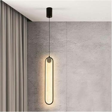 Imagem de Lustres de LED, Lustre de cabeceira minimalista para quarto, Lustre de cabeceira simples, Lustre de LED para parede de fundo da sala de estar, Lustre pequeno, Decoração moderna