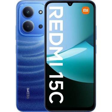 Imagem de Smartphone 15C 128GB 4GB RAM Dual SIM Tela 6.74" 50MP - Moonlight Blue