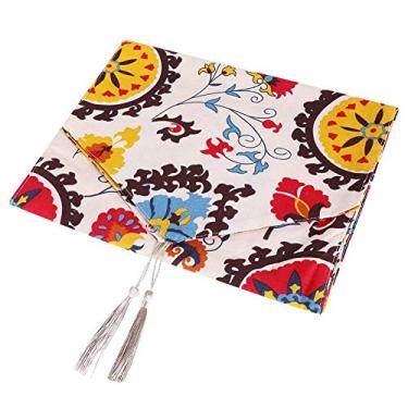 Imagem de 8SSAZZAT Toalha de mesa de algodão para mesa de jantar toalha de mesa com borlas para casa (12 x 55 polegadas 30 x 140 cm) (12 x 70 polegadas 30 x 180 cm) ()