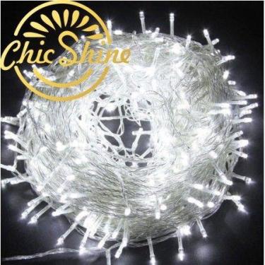 Imagem de kit 5 Pisca-pisca de led para decoração natalina - 100 leds coloridos 