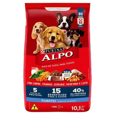 Imagem de Ração Seca Purina Alpo Cães Filhotes 10.1Kg