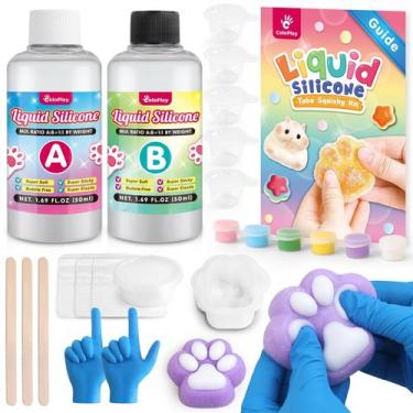 Imagem de Kit Squishy ColoPlay Taba 100ml de silicone para alívio do estresse