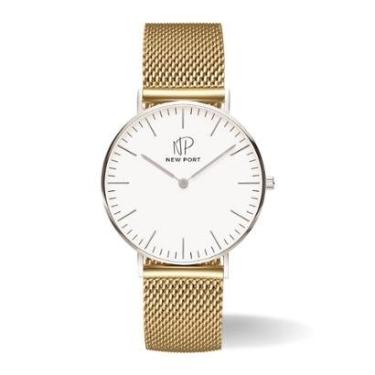 Imagem de Relógio Masculino Bonaparte Casual Dourado 40mm New Port-Masculino