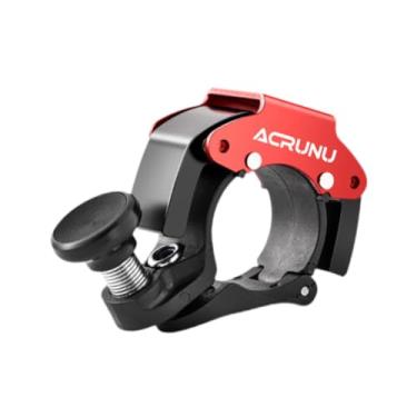 Imagem de YIJU Campainha de bicicleta, som nítido e alto, mini campainha compacta para mountain bikes, Vermelho
