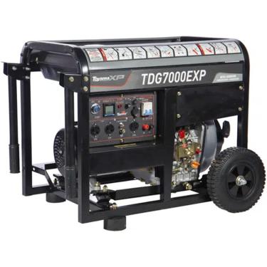 Imagem de GERADOR TOYAMA DIESEL TDG7000EXP MONOFASICO BIVOLT 115/230V 60HZ 6.0KW PARTIDA ELETRICA COM AVR APTO ATS