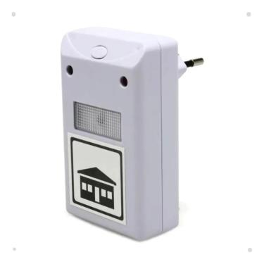 Imagem de Repelente Eletronico Ultrassonico Silencioso Aparelho de Espantar Rato Barata Aranha Insetos bivolt Multiuso