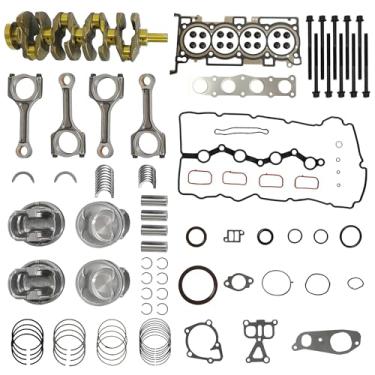 Imagem de Kit de revisão de reconstrução de motor 2,4L G4KJ com conjunto de junta de cabeça de virabrequim, conjunto de bielas de pistão aptas para Kia Sportage Optima Sorento Hyundai Tuscon Sonata Santa Fe