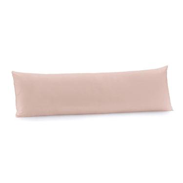 Imagem de Fronha Body Pillow 40cm x 1,30m  Altenburg Algodão Lux 200 Fios  Rosa Lille
