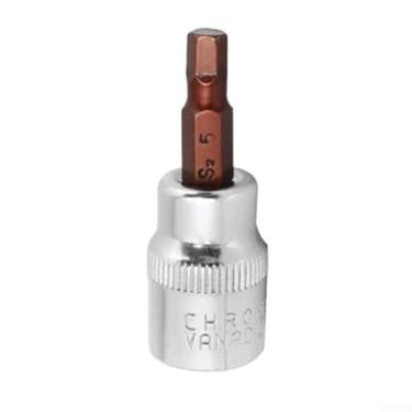 Imagem de Chave de fenda hexagonal hexagonal de 3/20.3 cm H3-H10 Adaptador de chave catraca hexagonal