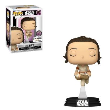 Imagem de Funko Pop Star Wars 577 Rey Power of The Galaxy Exclusive