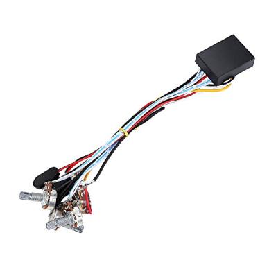 Imagem de XUXHOU Circuito de Pré-amplificador de Equalizador Ativo de 2 Bandas para Baixo de Guitarra Com Potenciômetros Duplos para Redução de Ruído e Balanceamento de Volume, Conforme Mostrado na Imagem