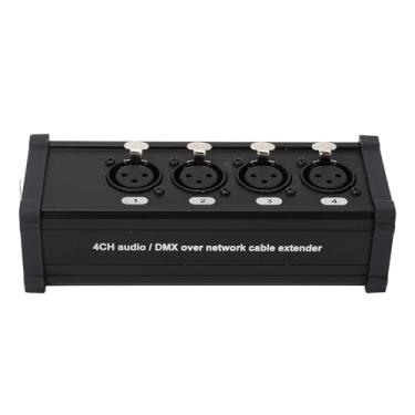 Imagem de XUXHOU Extensor de Cabo XLR, Caixa de Conversão de Iluminação Digital Multifuncional para Eventos de Produção de Palco, Liga de Alumínio