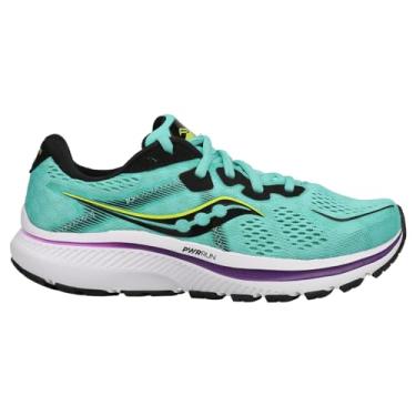 Imagem de Saucony Tênis de corrida feminino Omni 20, Menta Fria/Ácido, 36
