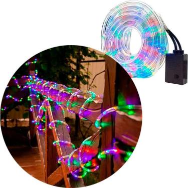 Imagem de Mangueira Pisca 460 Lâmpadas Leds Colorido Natalino 20m 220v