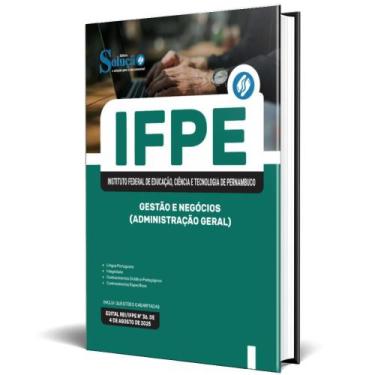 Imagem de Apostila Ifpe 2025 - Gestão E Negócios (Administração Geral) - Editora