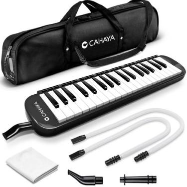Imagem de Melodica CAHAYA CY0049-1 37 teclas com bolsa de transporte e 2 boquilh