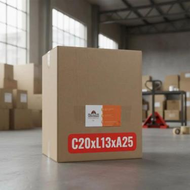 Imagem de Caixa De Papelão Correio Sedex Pac 20,5X12,5X12,5 - 25 Embalagem - Sem