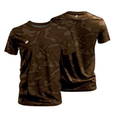Imagem de Camiseta Masculina Dry Fit Esportiva Trilha Trekking Corrida Leve Seca