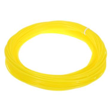 Imagem de PATIKIL Kit de reparo de vime, 20 m 2,4 mm redondo sintético material de vime tecido de vime de plástico conjunto de vime para artesanato DIY e fabricação de cestas de tecelagem, amarelo brilhante