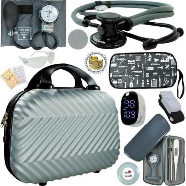 Imagem de Kit Estagio Saude Medicina Enfermagem Farmacia Completo Top - Love Sau