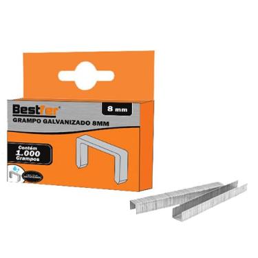 Imagem de KIT 03 UNIDADES GRAMPO GALVANIZADO 106/8 (3.000UNID) - BFH1773 - BESTFER
