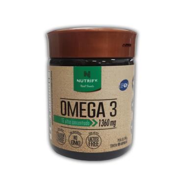 Imagem de Ômega 3 EPA DHA 1360 mg 60 caps Selo IFOS - Nutrify;Sabor:Sem-Unissex