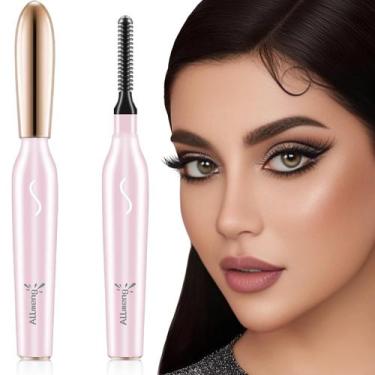 Imagem de Modelador de cílios aquecido Allmeng Electric USB Recarregável Rosa