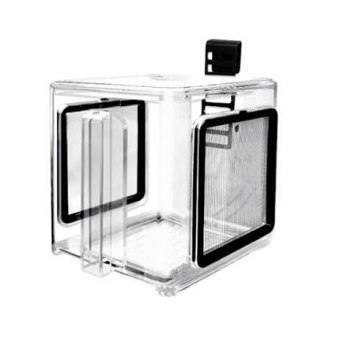 Imagem de Caixa de criador de aquário | Incubadora de incubadora, isolamento de incubadora de incubadora, divisória de acessórios de incubação para água do mar Guppy de água doce