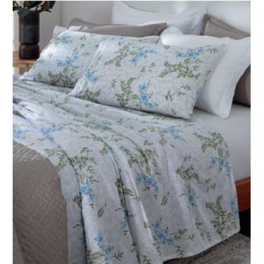 Imagem de Jogo de cama CASAL E QUEEN 100% ALGODÃO Essenciale 4 Peças (Queen, Floral 1)