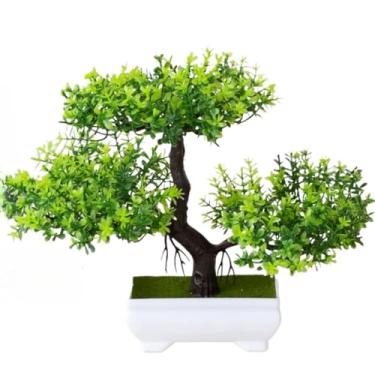Imagem de Bonsai Artificial Planta Decorativa - Pinho Natural em Plástico Realista para Decorações, Plantas Decorativas(BONSAI NUVEM)