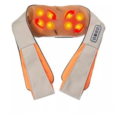 Imagem de Massageador lombar pescoço Massageador Infravermelho Elétrico (AMARELO)