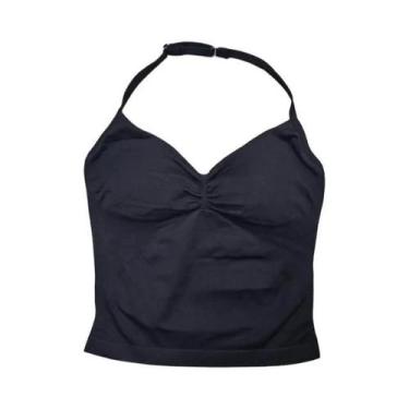 Imagem de Top Esportivo Feminino Ajustável Sem Costas Para Academia E Yoga Com S